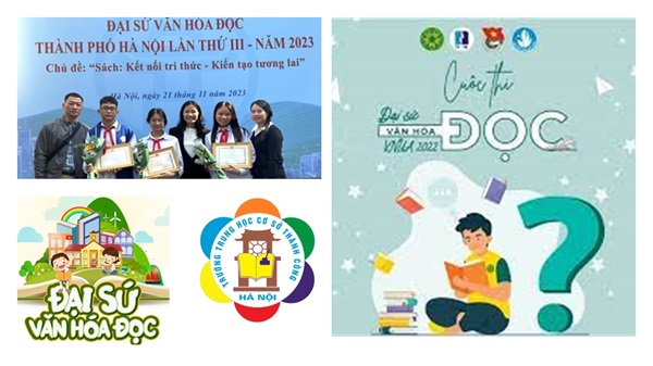 Học sinh trường THCS Thành Công tự hào đạt 3 giải trong cuộc thi Đại sứ văn hóa đọc thành phố Hà Nội lần thứ III – năm 2023