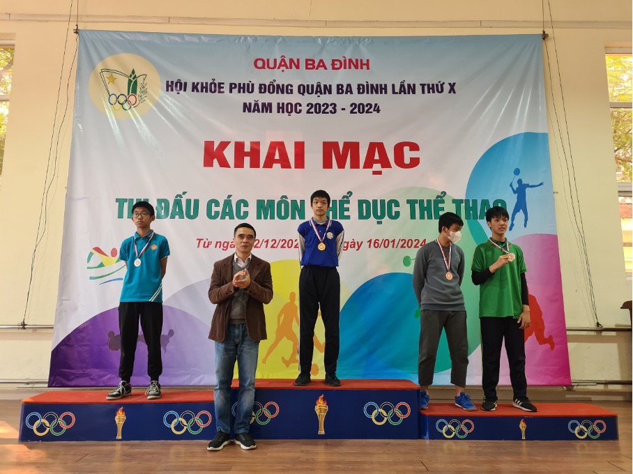 Học sinh trường THCS Thành Công tích cực tham gia  Hội khỏe Phù Đổng quận Ba Đình lần thứ X