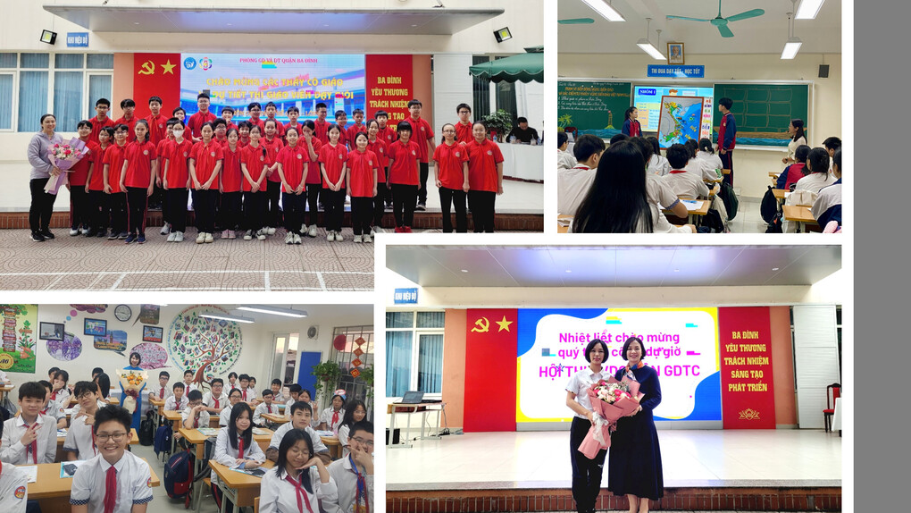 Giải Nhất toàn quận Ba Đình – thành quả trong hội thi Giáo viên dạy giỏi của giáo viên trường THCS Thành Công năm học 2023-2024