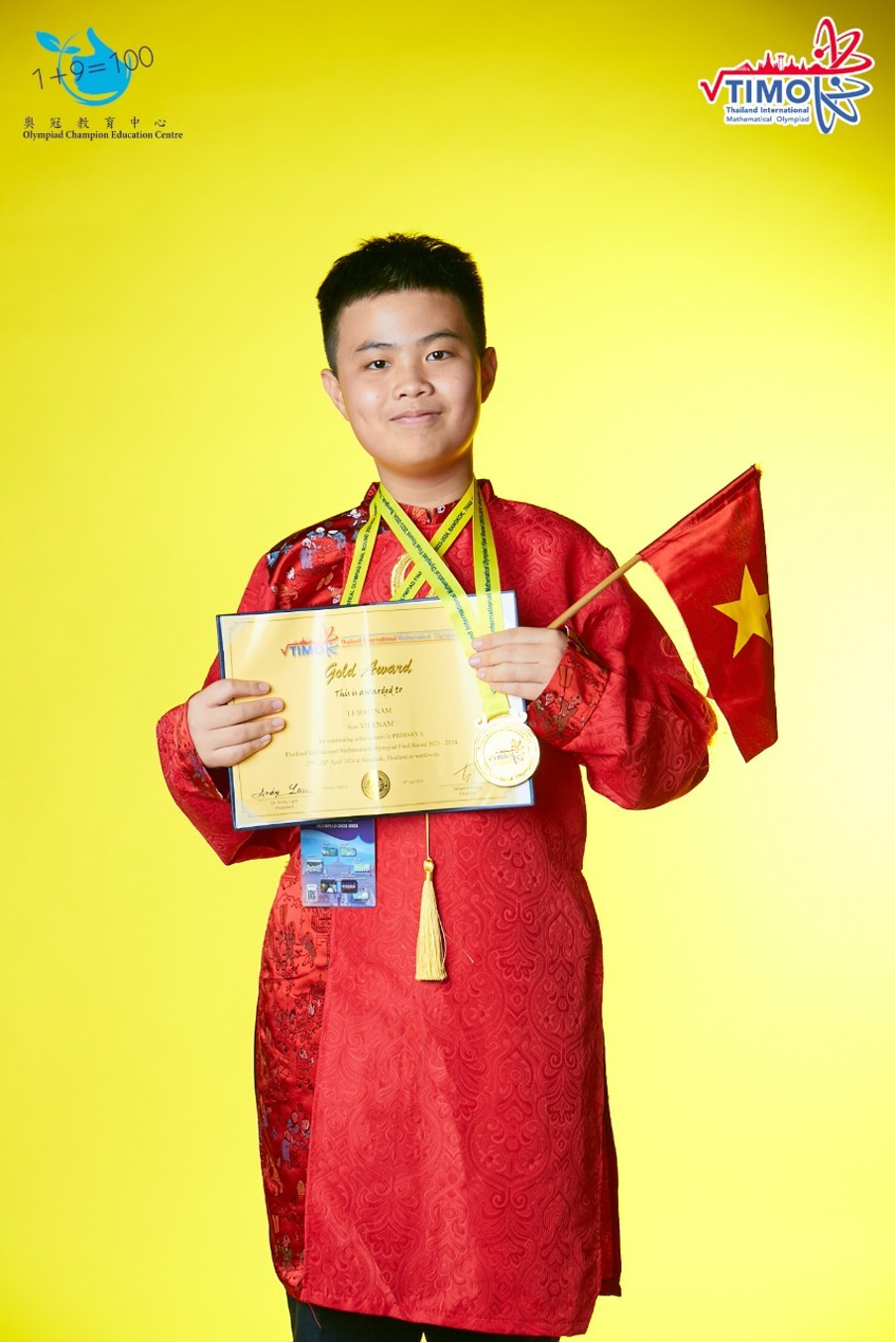 Nam sinh trường THCS Thành Công xuất sắc giành 15 giải tại các kì thi Quốc tế năm học 2023-2024